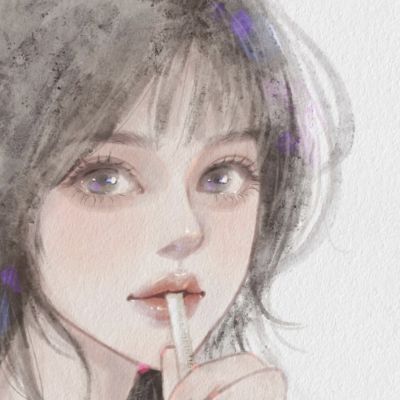 适合女生的插画头像