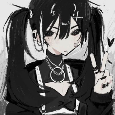 独特品味的微信个性漫画头像女