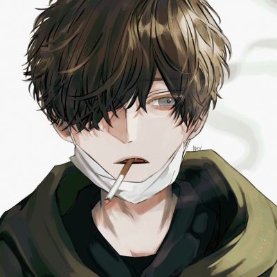 插画风格的超酷个性男孩子头像图片