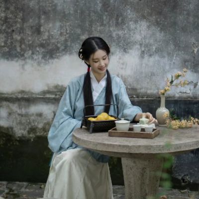 中国风汉服女头