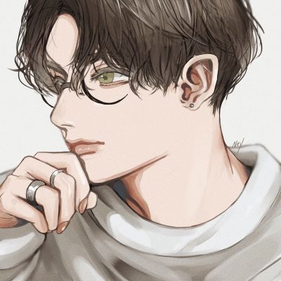 插画风格的超酷个性男孩子头像图片