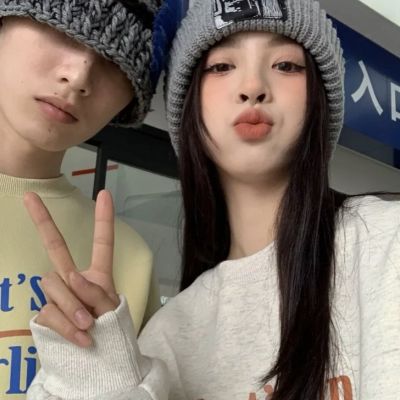 小众情头高级ins真人一对两张图片