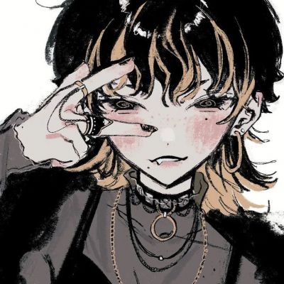 独特品味的微信个性漫画头像女