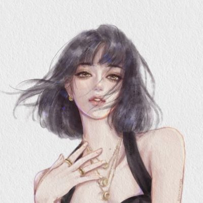 适合女生的插画头像