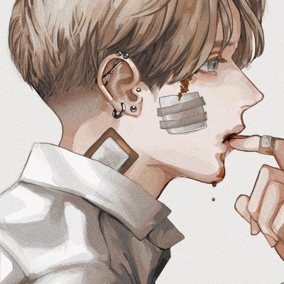 插画风格的超酷个性男孩子头像图片