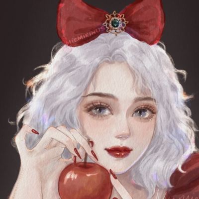 适合女生的插画头像