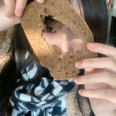 ins风超甜微信女头