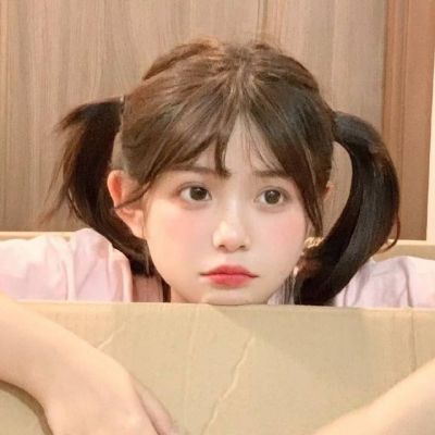 ins风超甜微信女头