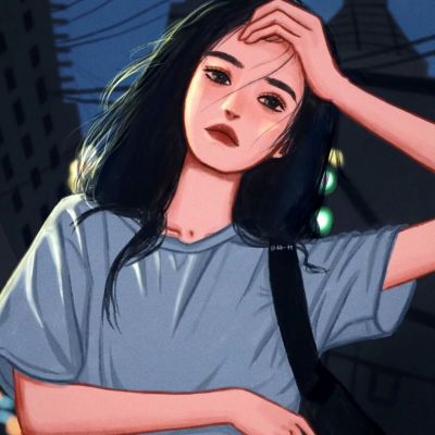 宝藏级动漫手绘女头