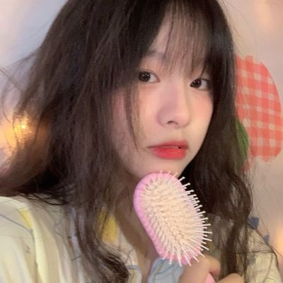 ins风超甜微信女头