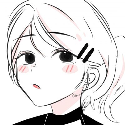 超萌原创可爱简笔女生头像