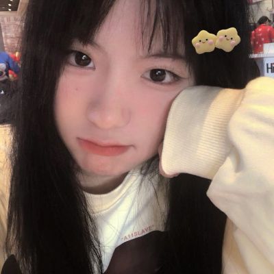 ins风超甜微信女头
