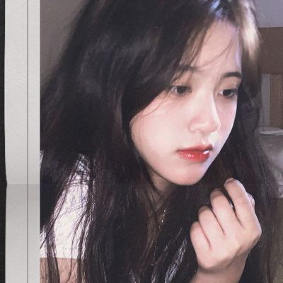 ins风超甜微信女头