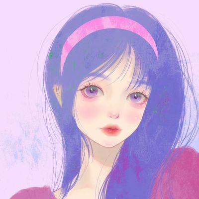 小众高级气质手绘女生头像