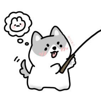 简单白底卡通头像