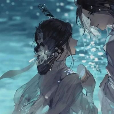 古风动漫情侣头像