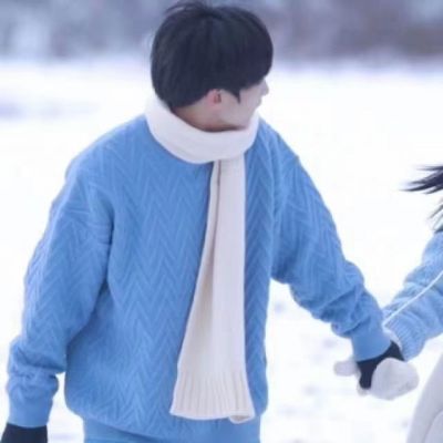 真人冬季氛围感情头