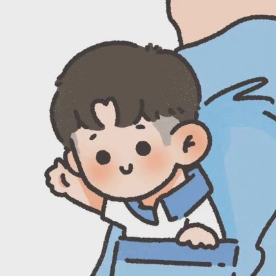 一男一女可爱情侣手绘头像