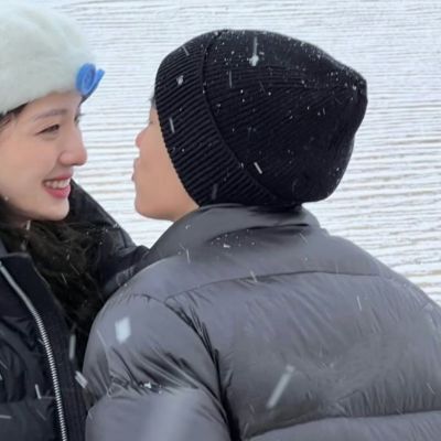 真人冬季氛围感情头