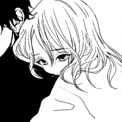 高质感黑白系手绘情头