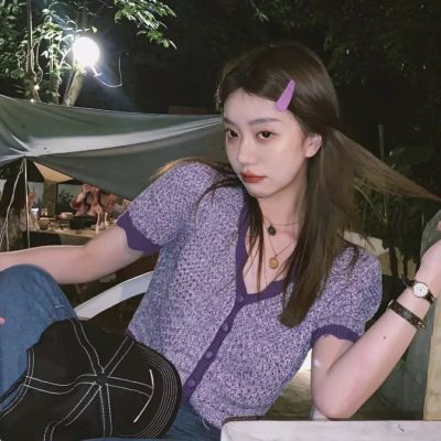 2026超火紫色系真人女头