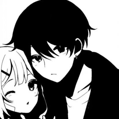 高质感黑白系手绘情头