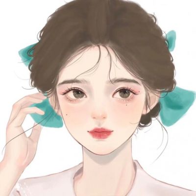 小众高级气质手绘女生头像