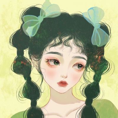 小众高级气质手绘女生头像