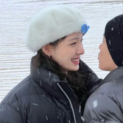 真人冬季氛围感情头