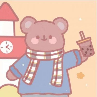 微信可爱一左一右卡通情头