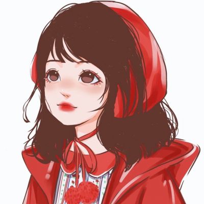 高颜值ins手绘女生头像