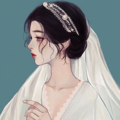 高颜值ins手绘女生头像