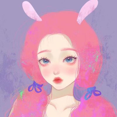 小众高级气质手绘女生头像
