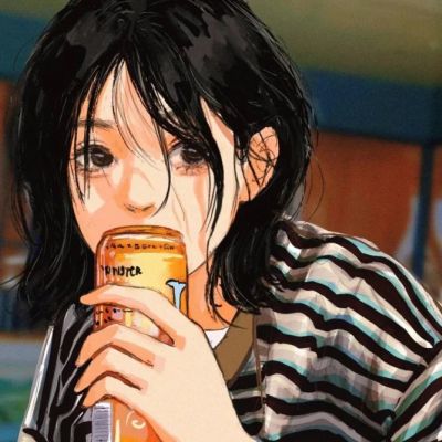 高颜值ins手绘女生头像