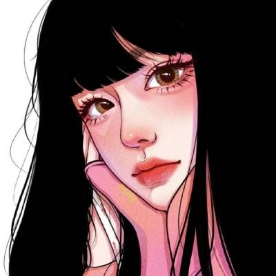 高颜值ins手绘女生头像