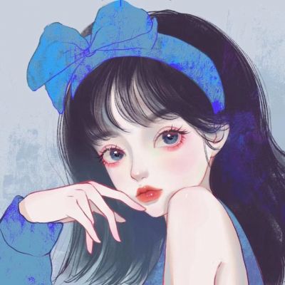 小众高级气质手绘女生头像