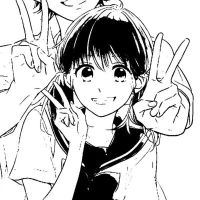 高质感黑白系手绘情头