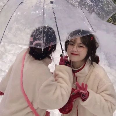 冬日意境闺蜜头像