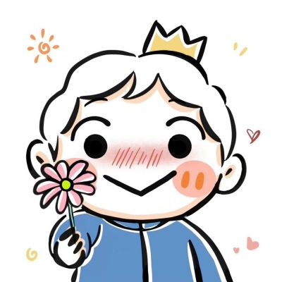 可爱国王排名波吉手绘头像