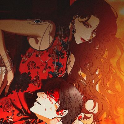 高质感一对两张气质手绘动漫情头