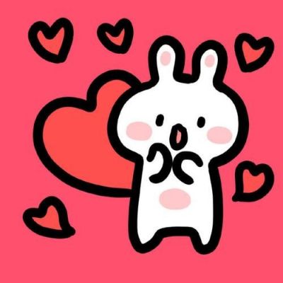 可爱手绘情侣头像图片