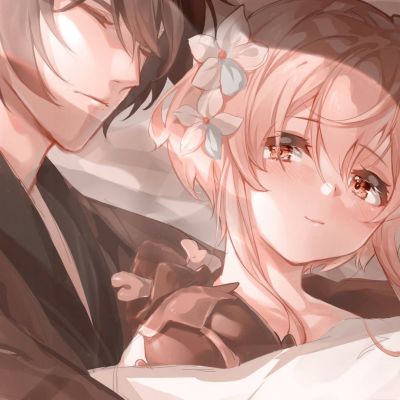 气质手绘动漫情头