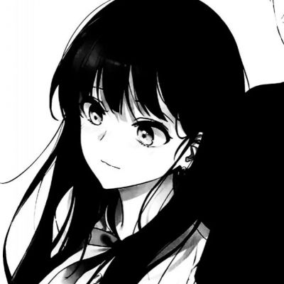 个性潮酷黑白情侣动漫头像一对两张