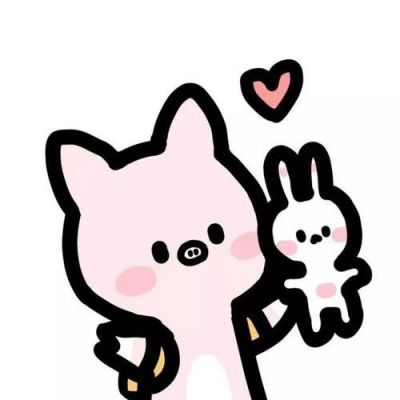 可爱手绘情侣头像图片