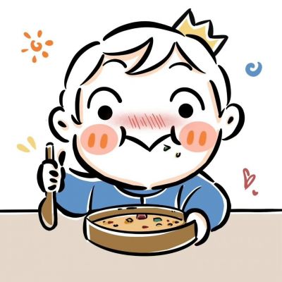 可爱国王排名波吉手绘头像