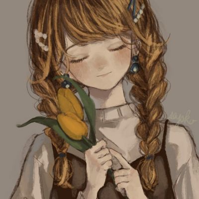 氛围感拉满的优质魅力手绘女头