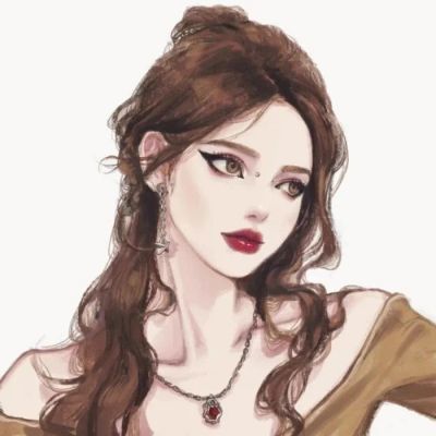 迪士尼公主系列手绘头像