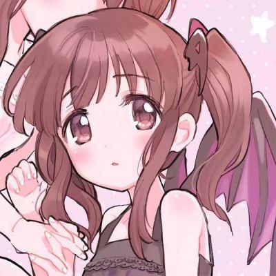 可爱软萌风高清动漫闺蜜头像一对两张