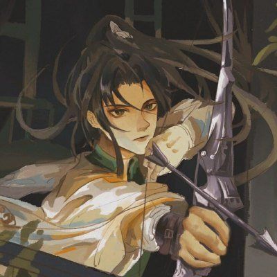 手绘古风仙气飘逸公子头像