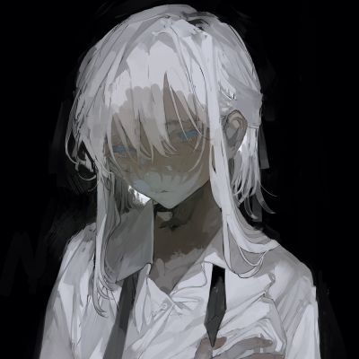 气质魅力手绘插画女头